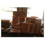 8pc wooden cabinet set