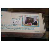 wall cabinet w towel bar