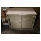 2 door metal file cabinet