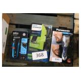 3 electric shavers