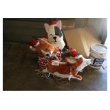 puppy christmas decor