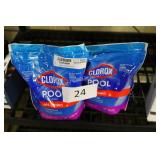 2- clorox pool & spa ph down bags