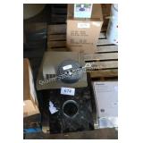 damper/2 vent covers/flashing