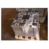 skid of tile flooring sq ft unknown