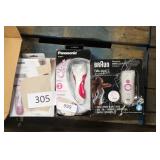 3 electric shavers