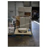 5pc cabinet/sink set