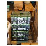 4-24pk hype energy drinks