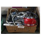 power strips, tea kettle, etc