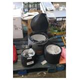 3pc crystal singing bowls w case (no wand)