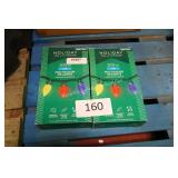 2-25ct multi color lights