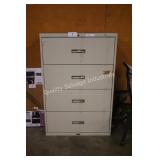 4 drawer metal file cabinet