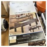 lift top coffee table
