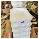lot of camping or fishing coolers