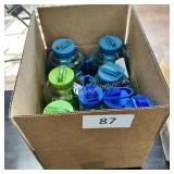 box of water bottles