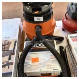 shop vac & extra hoses & accessories