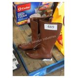 sz7.5 tall brown boots