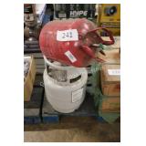 propane and helium tanks (empty)