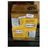 2-10" x 25ft max ducts
