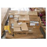 skid of reloc lighting and connectors