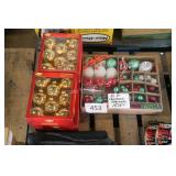 lot of christmas ornaments