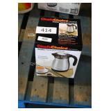 NEW chefschoice thermal electric kettle