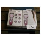 2 electric shavers