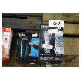 2 electric shavers