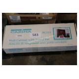 wall cabinet w towel rack