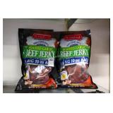 4 roasted garlic beef jerky 10oz 05/26(display)