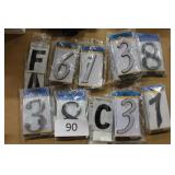 asst house letters & numbers