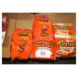 5ct asst reeses thins & mini white choc cups asst