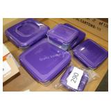 6ct lock-n-lock food storage containers w/lids
