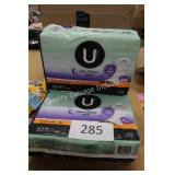 3-30ct U by kotex overnight maxi pads