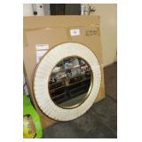30ï¿½ round wall mounted wall mirror