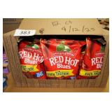 12ct red hot corn tortilla chips 9/25