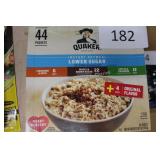 44ct quaker instant oatmeal asst flavors 9/25