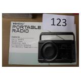 vivitar portable radio