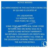 Pick-up @ 112 Hodgin St High Point NC