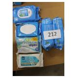 6ct asst flushable wipes