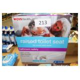 raised toilet seat for round toilets