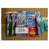 3pk asst toothbrushes/2ct tongue cleaner/breath