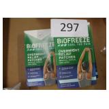 3-4ct biofreeze overnight relief patches 11/25