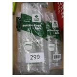 3-100ct portion control cups & lids
