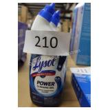 4ct lysol power cling gel toilet bowl cleaner