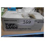 1000ct food storage bags w/twist ties