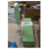 milk frother w/stand