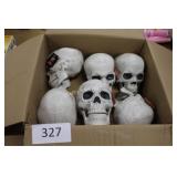 6ct indoor/outdoor skull decor