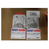 2ct 6ft type-c to type-c charging cables