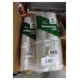 3-100ct portion control cups & lids