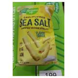 12ct cauliflower sea salt puffed veggie stalks